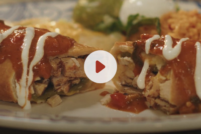 Play video for Abuelo's Fajita Chimichanga