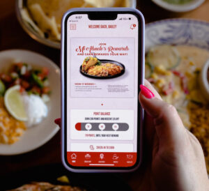 A phone showing the Abuelo's app