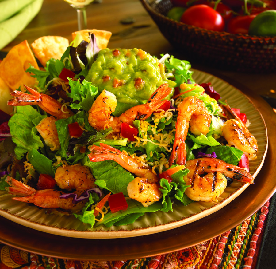 Shrimp Fajita Salad