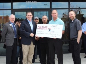 Tyler, TX Abuelo's raised $5,000 for CASA for Kids East Texas.