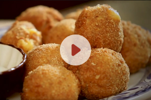 Play video for Chef Luis Makes Jalapeno Cheese Fritters